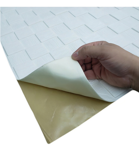 Panel: placa 3D, revestimiento autoadhesivo, 70 x 70, pared, techo, color, cubos