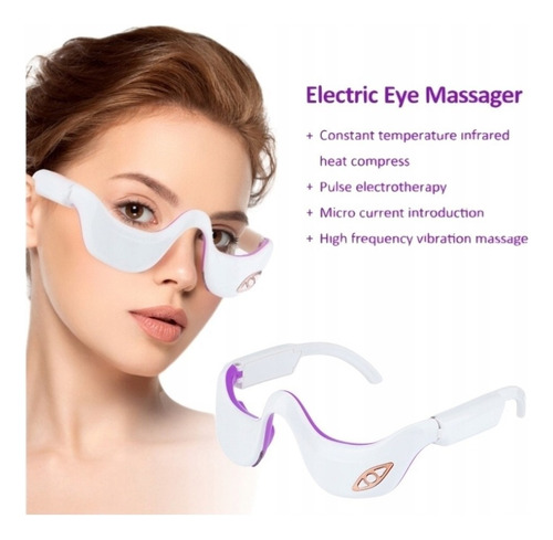 A Massageador Ocular De Compressão De Calor Infravermelho 3d