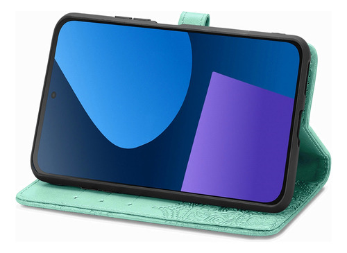 Funda Para Oppo Reno 5f/a94 5g/f19 Pro+, Funda Tipo Cartera Con Tapa, Estampado De Poliuretano, Ranura Para Tarjetas Ant