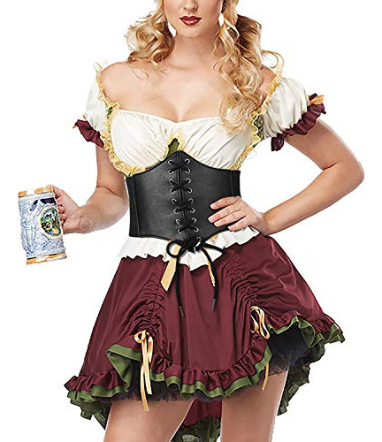 Corset Negro Para Mujer, Cinturón Ancho Elástico Para Vestid