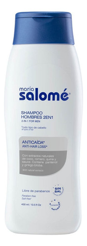 Shampoo Hombres 2en1 María Salomé X400ml