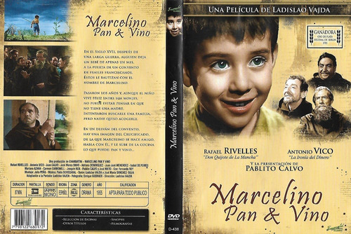 Marcelino, Pan Y Vino Dvd Pablito Calvo Rafael Rivelles