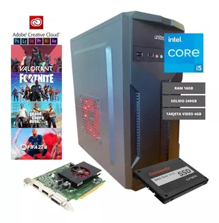 Pc Torre Gamer Core I5 3470 16gb Ram T. Video R7 450 4gb
