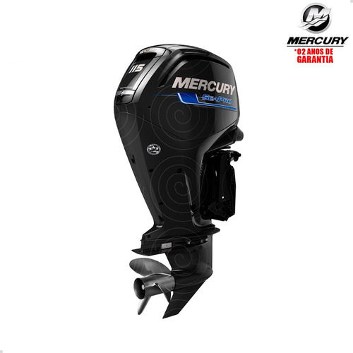 Motor Popa Mercury 4t 115hp Elpt Efi Ct Seapro Pess Física