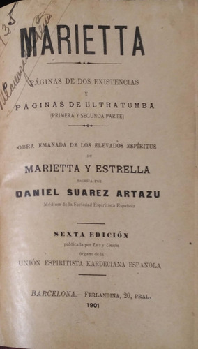 Chambajlum Suarez Artazu Marietta Paginas Ultratumba 6 Ed.