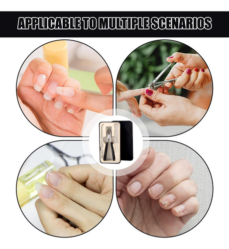 Cortauñas Angulados Cortador De Uñas De Acero Inoxidable Cor