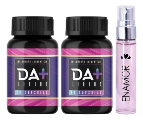 Potenciador Libido Femenino Daplus Pack X2 + Enamor Feromona