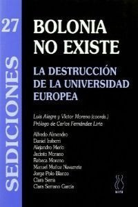 Libro Bolonia No Existe - Varios Autores