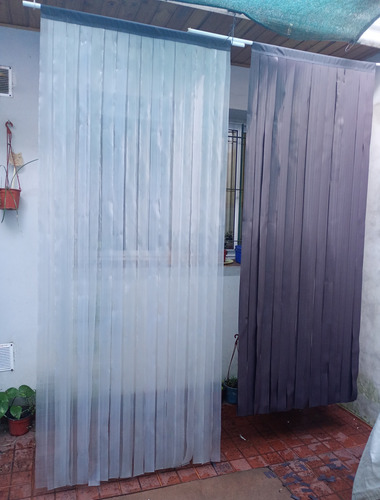 Cortina Tiras Plásticas Antimoscas Ancho 1,20 M X 2 M Largo