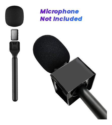 Kit De Bastão Portátil Com Etiqueta Quádrupla, Microfone Sem
