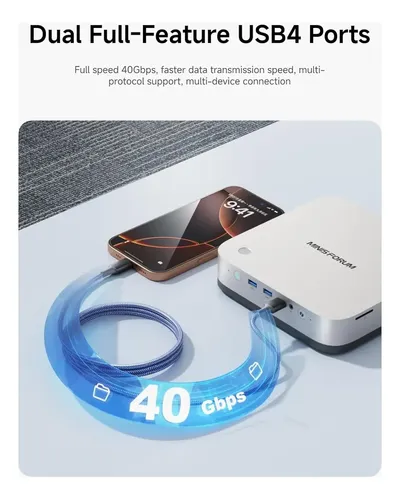 Mini Pc Minisforum Ai X1 Pro Amd Ryzen Ai 9 Hx370 Wifi 7