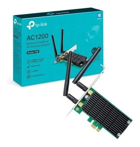 Placa Tp-link Archer T4e Dual Band Ac1200 2 Antenas!