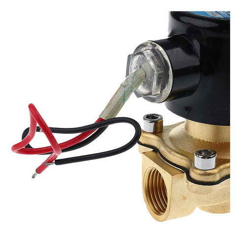 12v Dc 1/2pulgadas Latón Solenoide Electroválvula Para