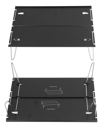 Mini Mesa De Camping Plegable Portátil De Aleación De Alumin