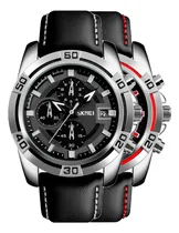 Comprar Reloj Skmei Moda Cuero 9156 Cronógrafo Resiste Agua Original