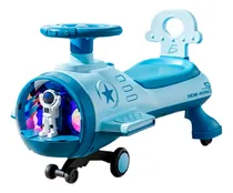 Comprar Carro Montable Patinete Cuatro Ruedas Cápsula Espacial Niños Color Azul Carrito Infantil Ele Gate