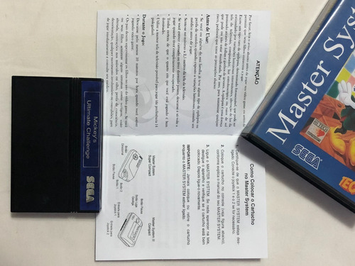 Master System : Mickey Ultimate Challenge Original Cx Repr G (Usado)