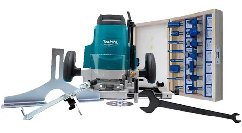 Router Makita M3600 Con Estuche De 15 Brocas Thesus Cuotas sin