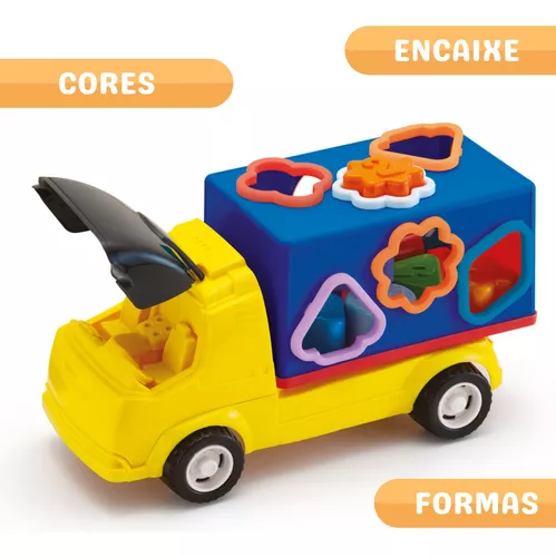 Brinquedo Infantil Caminhão Didático Educativo Carrinho Bebê