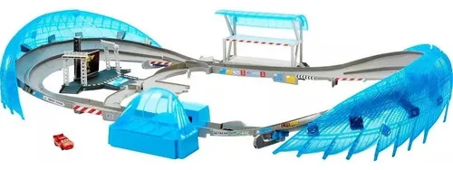 Super Pista Disney Cars Ultimate Florida Con Rayo Mcqueen