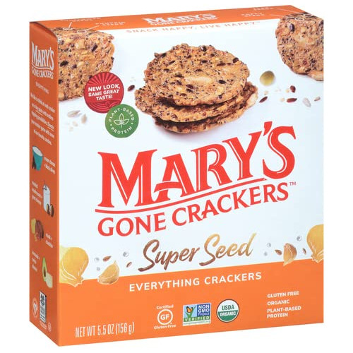 Mary's Gone Crackers Super Seed Grackers - Proteina Organica