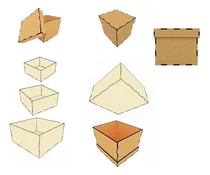 Comprar Vetor Pack Caixas Recorte Mdf Laser Router Cnc Aspire Artcan