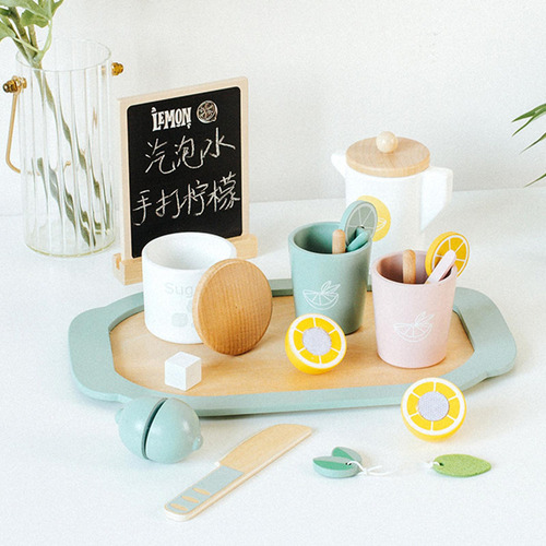 Juego De Madera Para Fiesta De Té, Vajilla De Cocina,