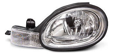 Headlight Driver Left W/chrome Fits 2000-2002 Dodge Neon Vvc