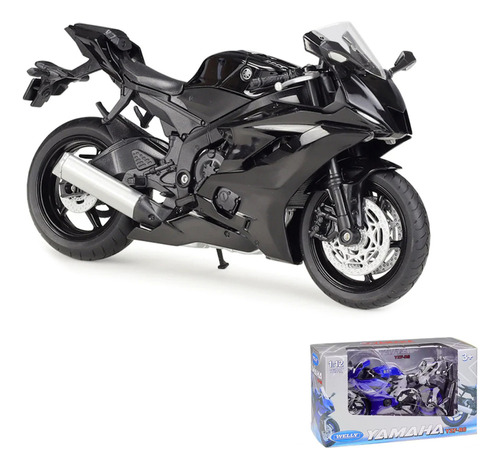 Moto De Metal Fundido A Presión Modelo Yzf R6 1:12 2020