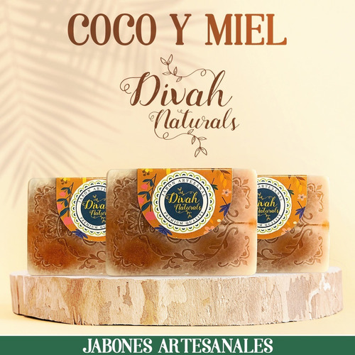 Jabón De Glicerina Coco Y Miel - g a $130