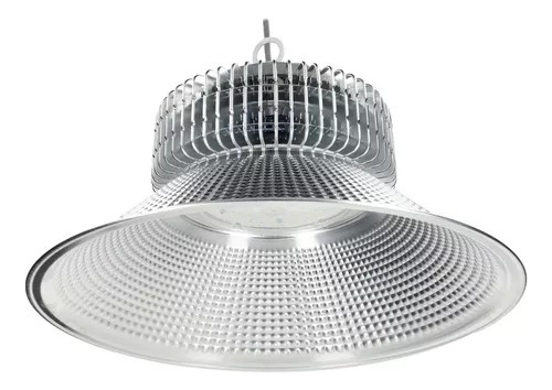 Campana Led Aluminio Ufo Pro 150w Smd / 45cm 6500k - Blanco