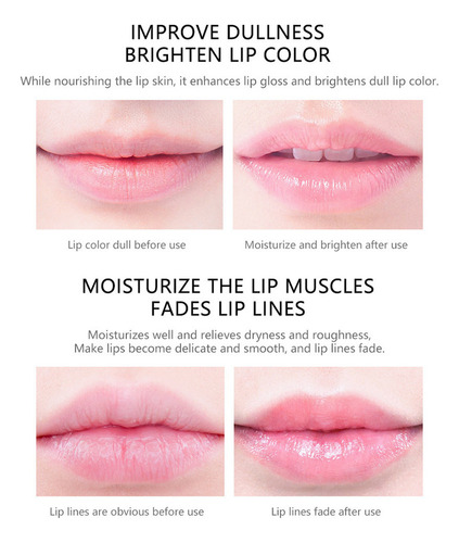 Lápiz Labial J Lip Balm, No Se Decolora, Antiadherente, En V