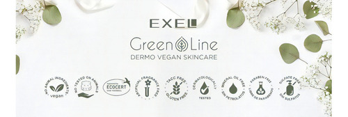 Serum Reforzador Acido Hialuronico Green Line Exel Vegano Tipo De Piel Sencible