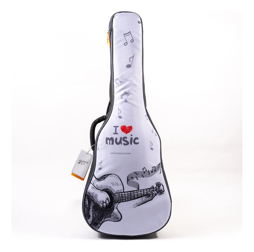 Funda Guitarra Clásica Criolla Estampada Acolchada Reforzada