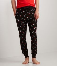 Aeropostale Pantalon Pijama De Gnomos Unisex Grande Franela