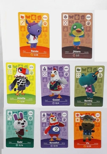 Original Tarjetas Amiibo Cards Animal Crossing $130 C/u