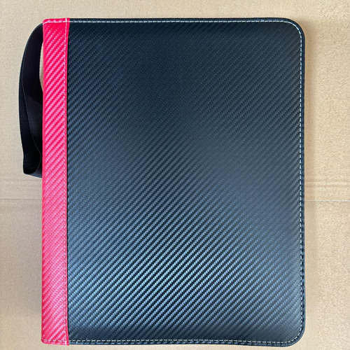 Carpeta De Colección De Tarjetas, 9 Bolsillos, Carpeta Rojo