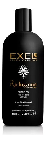 Exel Shampoo Richissime Con Oleo De Argan Y Maracuya 475m
