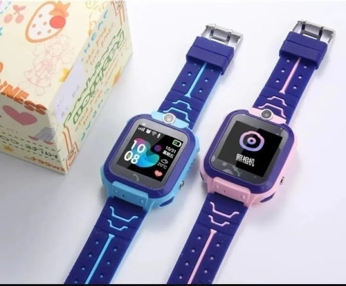 Reloj Inteligente Niños Q12 Chip Gps Android Ios // Rosado