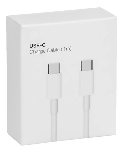 Cable De Carga Usb-c A Usb-c De 1 M Blanco