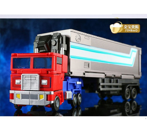 Transformers Optimus Prime C/remolque D 21cm Jinbao Newr (Reacondicionado)