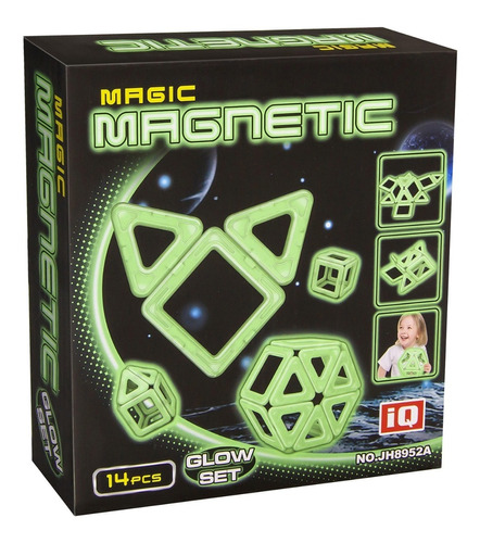 Magic Magnetic Figuras Magneticas Luminosas 14 Pzs Lelab
