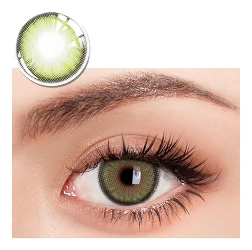 Lentes De Contacto Verde Tenue Mirage Green Pupilentes