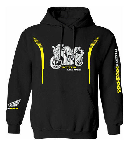 Sudadera Estilo Motorcycle Honda Cbr 1000 Reflejante