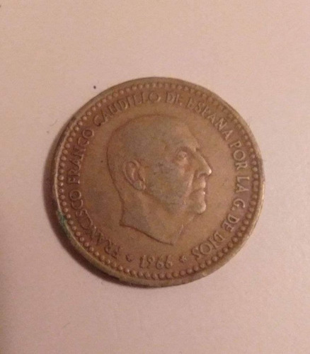 Peseta Española Del Año 1966