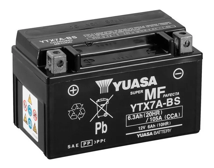 Bateria Mg7a-bs-c = Yt7a-4 = Ytx7a-bs Yuasa 12v 6ah