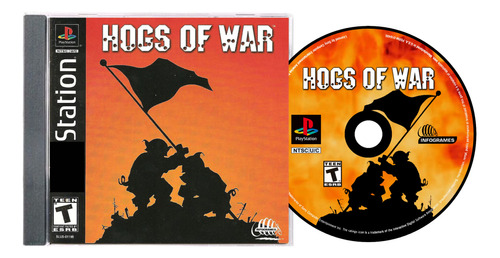 Juego Para Playstation 1 - Hogs Of War  Ps1