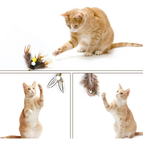 Recambio De Plumas Para Varita De Juguete Para Gatos