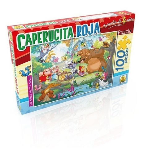 Rompecabezas Puzzle Caperucita Roja - 100 Piezas Implas