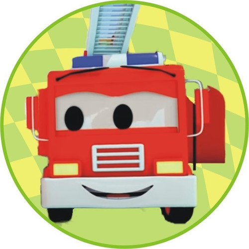Auto City Super Patrulla P/ 15 Niños Personalizado Cumple